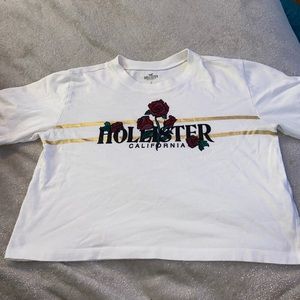White Logo Rose-gold Tee